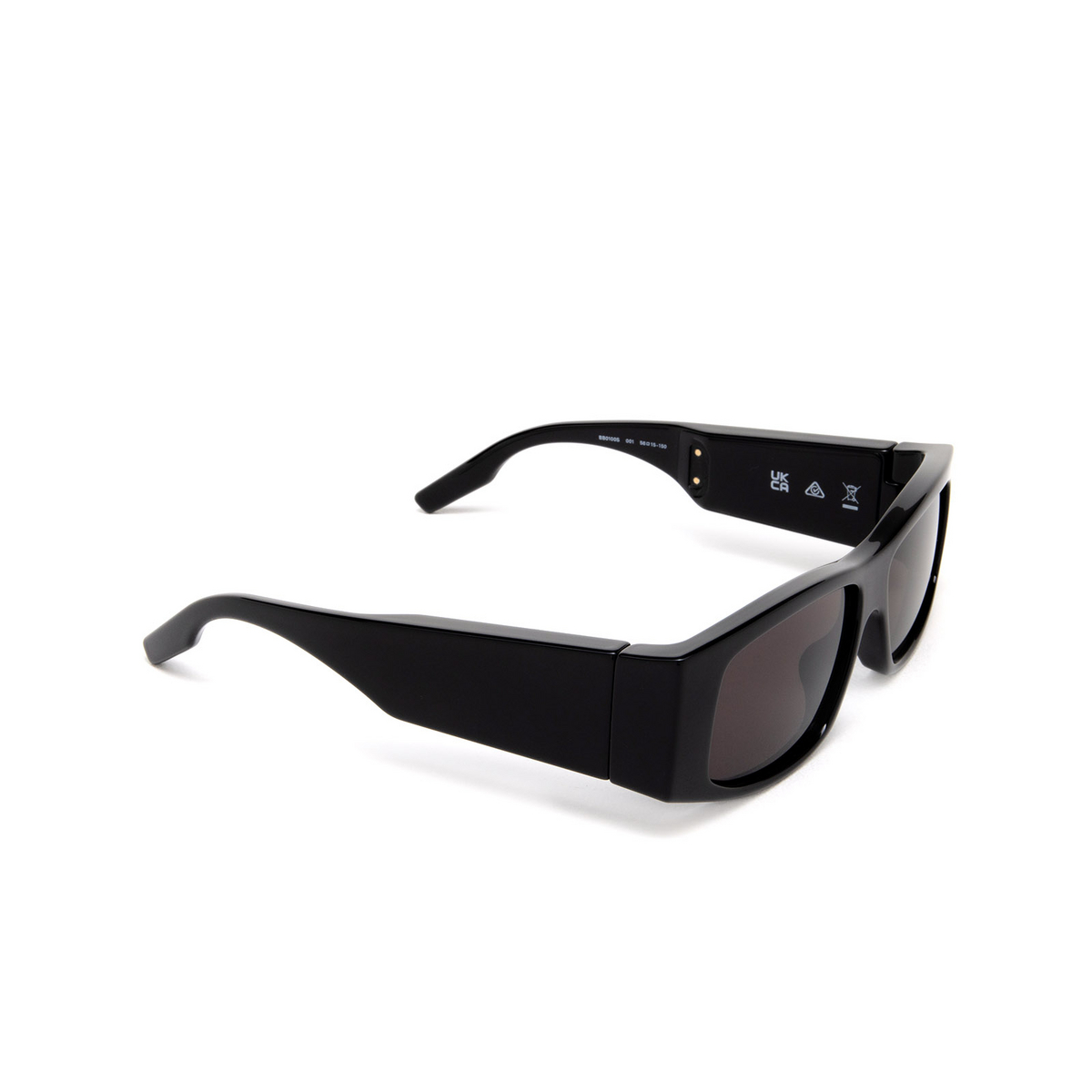 Balenciaga LED Frame Sunglasses 001 Black - product thumbnail 3/11
