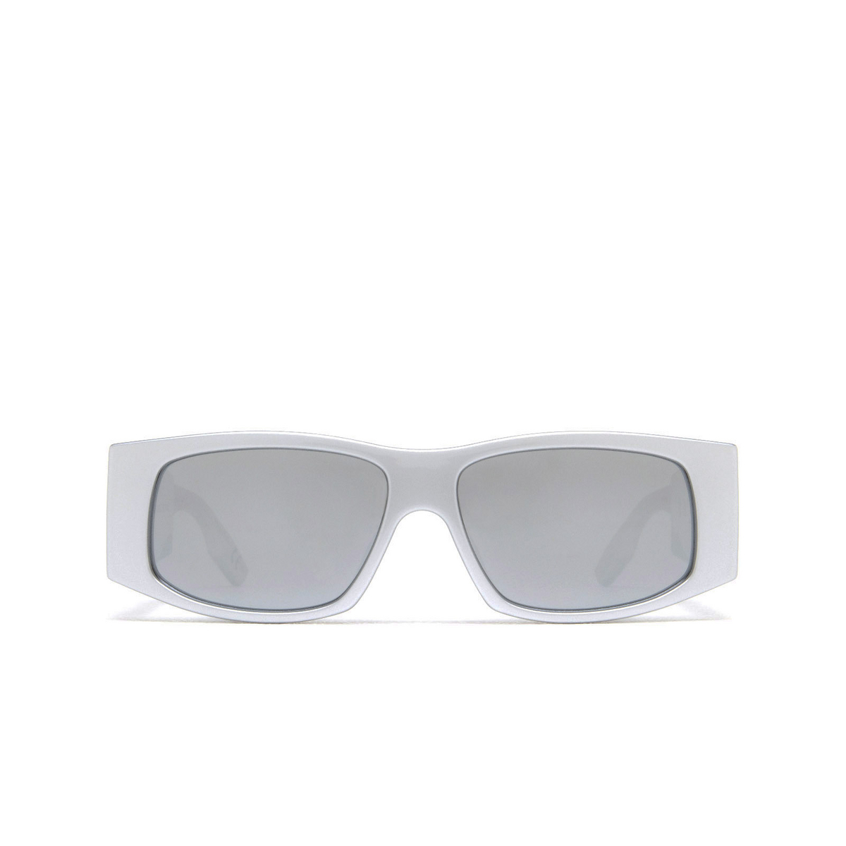 Balenciaga LED Frame Sunglasses 002 Silver - front view