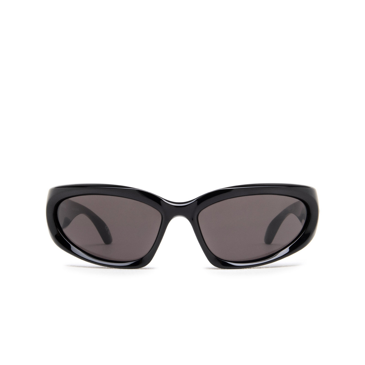 Balenciaga Swift Oval Sunglasses 001 Black - front view