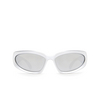 Occhiali da sole Balenciaga Swift Oval 004 silver - anteprima prodotto 1/5