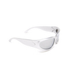 Balenciaga Swift Oval Sunglasses 004 silver - product thumbnail 2/5