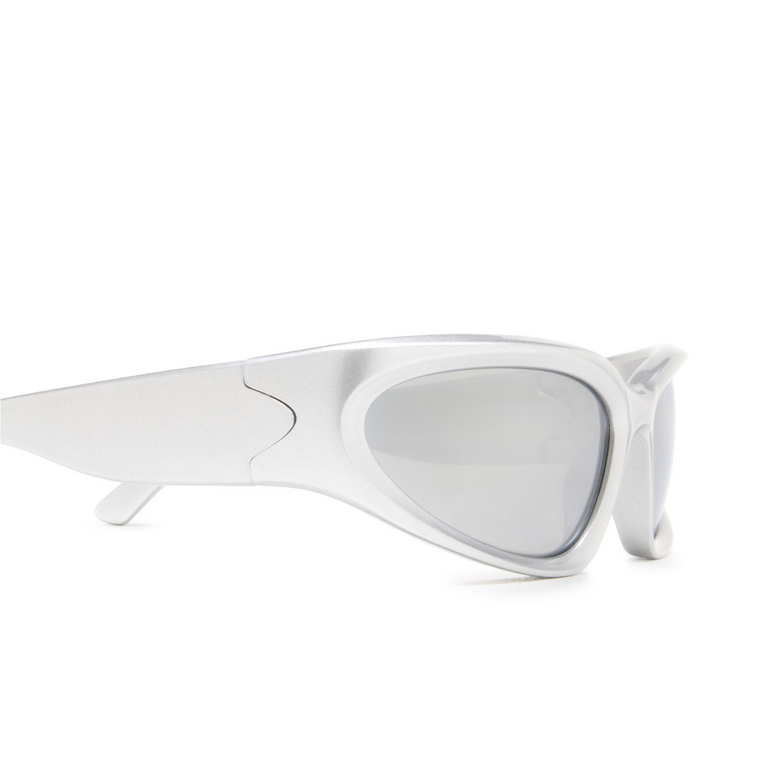 Balenciaga Swift Oval Sunglasses 004 silver - 3/5