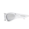 Balenciaga Swift Oval Sonnenbrillen 004 silver - Produkt-Miniaturansicht 4/5