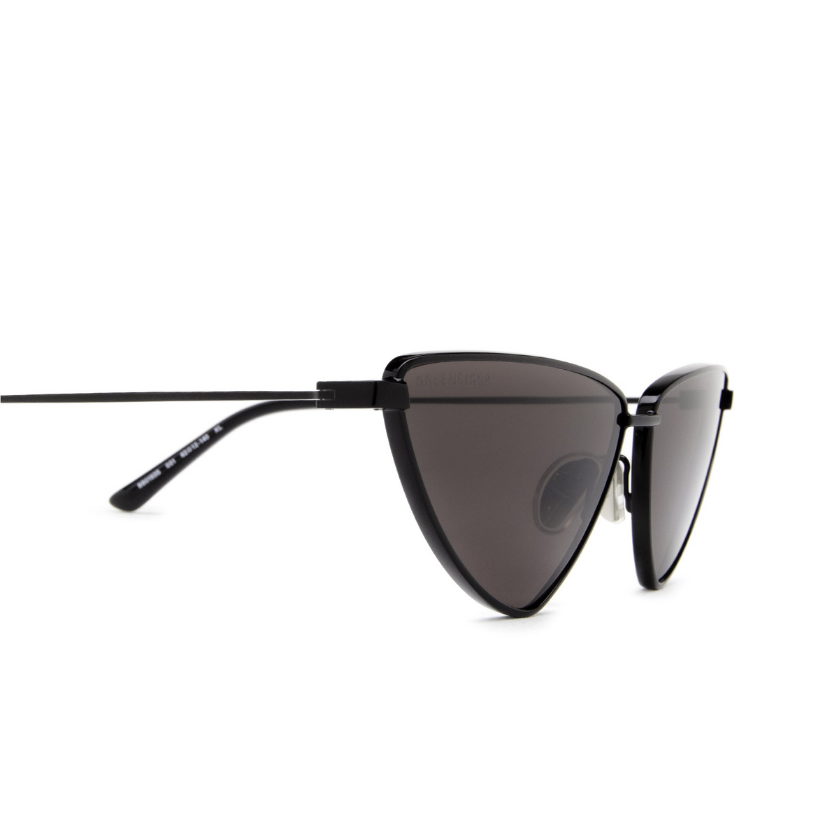 Balenciaga® Cat-eye Sunglasses: BB0193S color 001 Black - 3/3