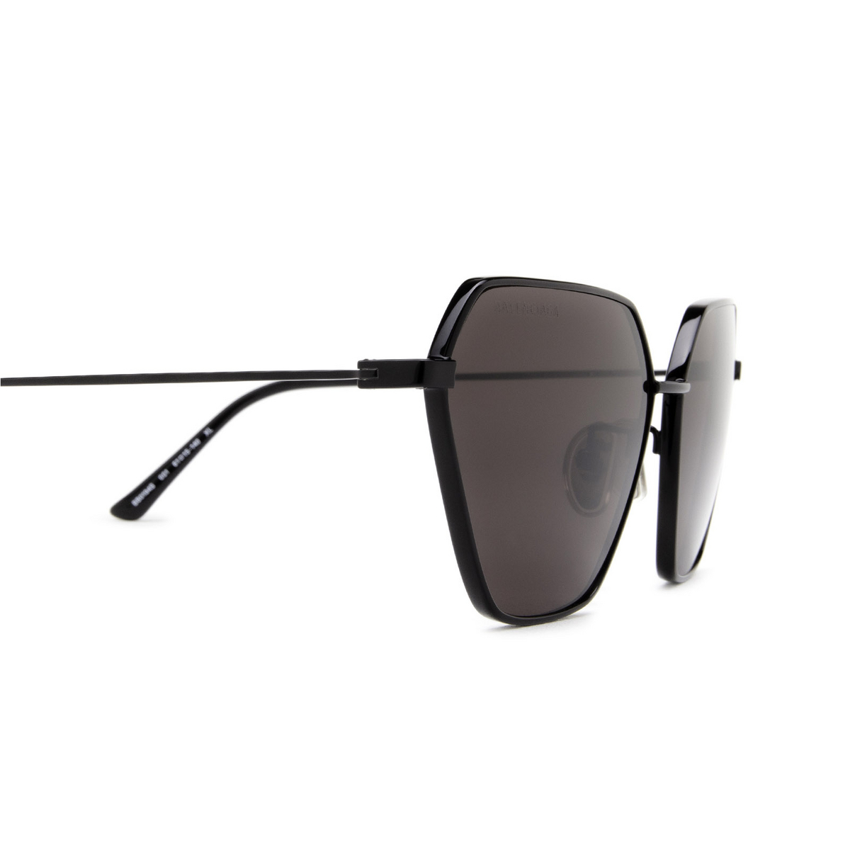 Balenciaga® Butterfly Sunglasses: BB0194S color Black 001 - 3/3.