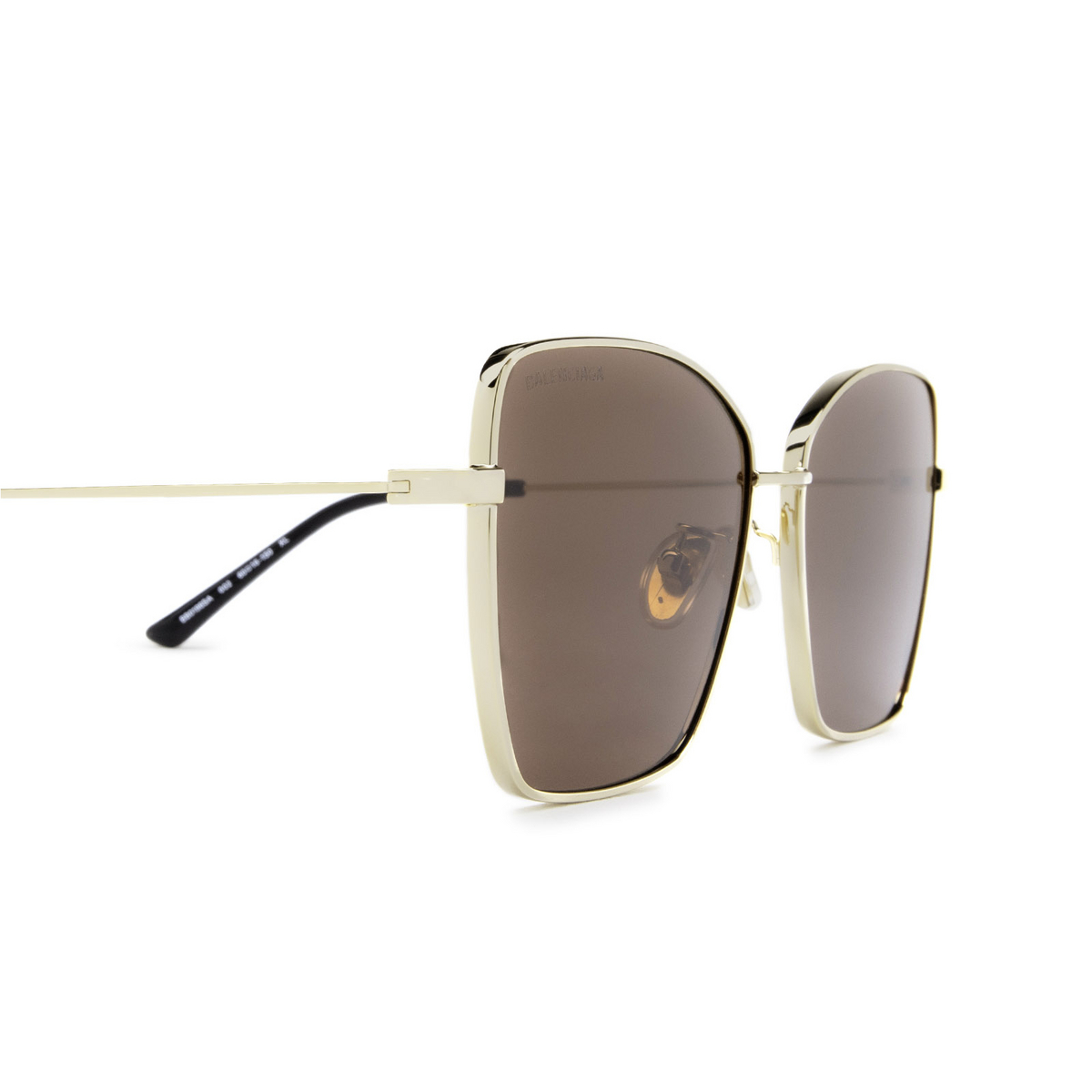 Balenciaga® Butterfly Sunglasses: BB0196SA color 002 Gold - product thumbnail 3/3