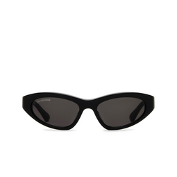 Balenciaga® Cat-eye Sunglasses: BB0207S Twist Cat color 001 Black 