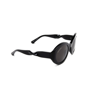 Gafas de sol Balenciaga Twist 001 black - Vista tres cuartos