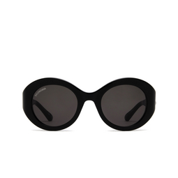 Balenciaga® Round Sunglasses: Twist Round BB0208S color Black 001.