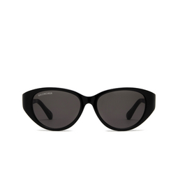 Balenciaga® Oval Sunglasses: BB0209SA Twist Oval color 001 Black 