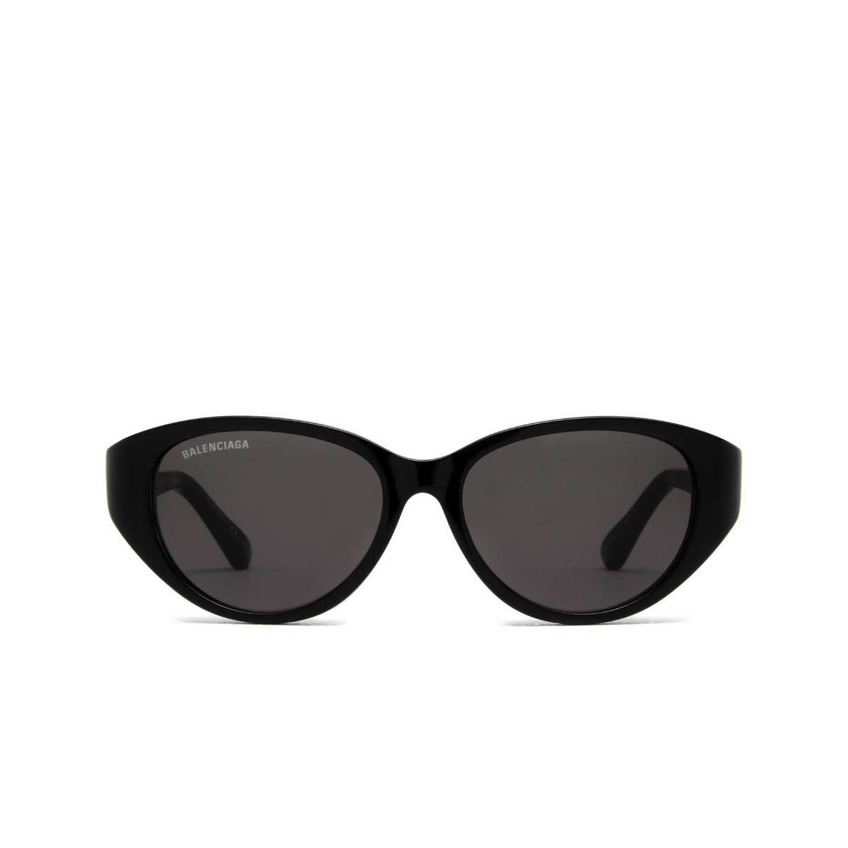 Balenciaga® Oval Sunglasses: BB0209SA Twist Oval color 001 Black - product thumbnail 1/4
