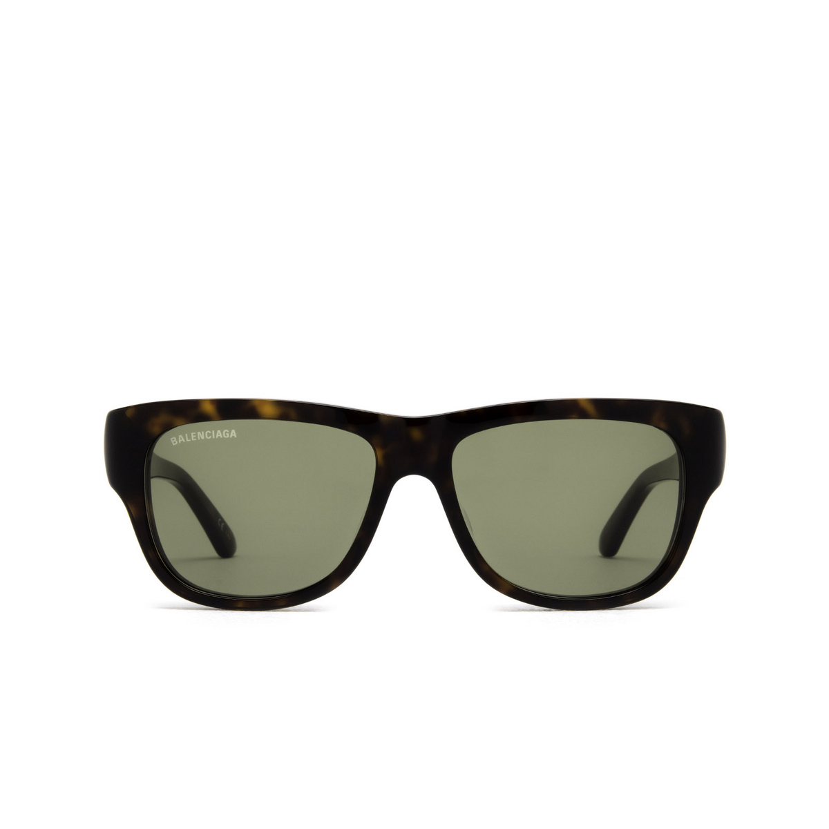 Balenciaga® Square Sunglasses: BB0211S color Havana 002 - front view.