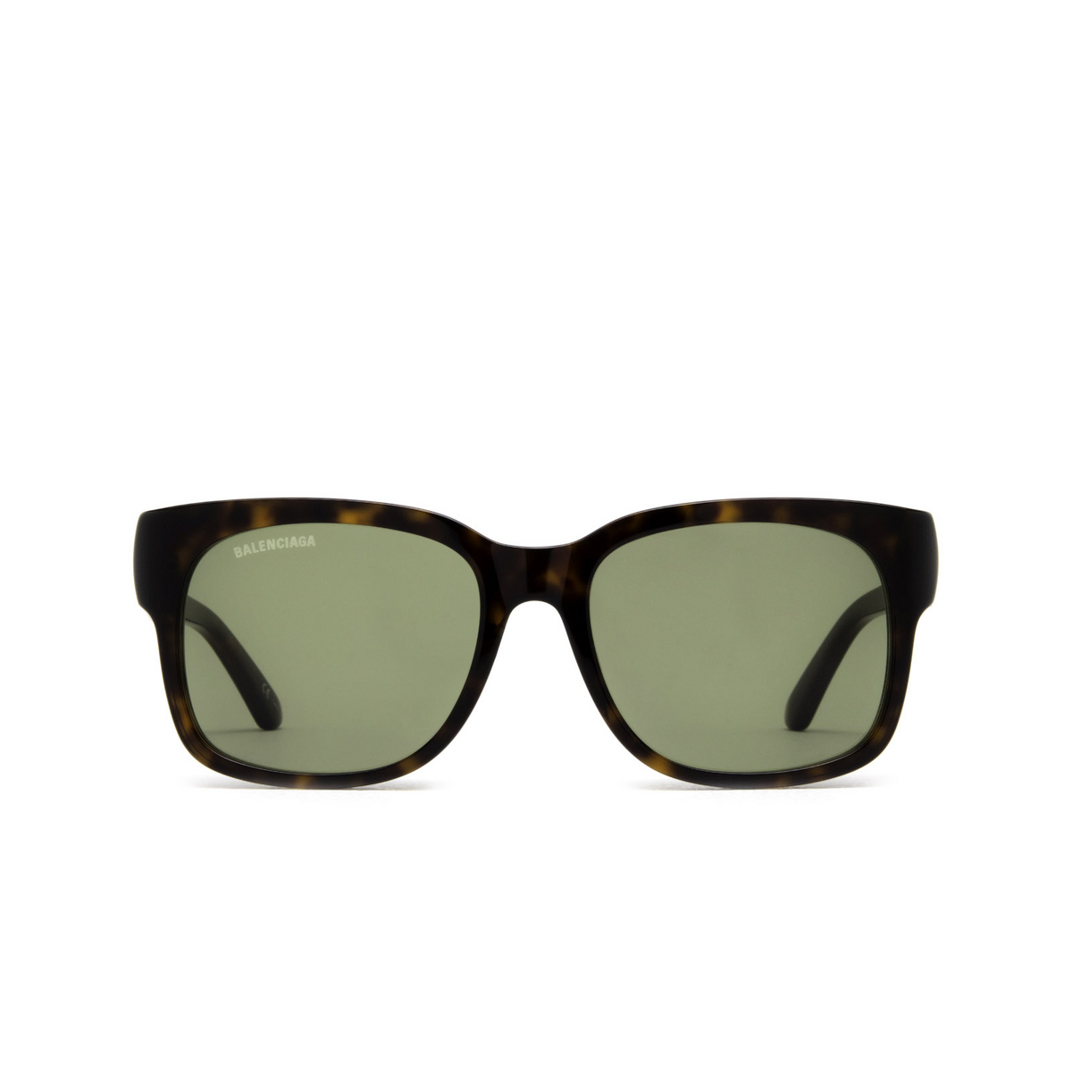 Balenciaga® Square Sunglasses: BB0212S color Havana 002 - front view.