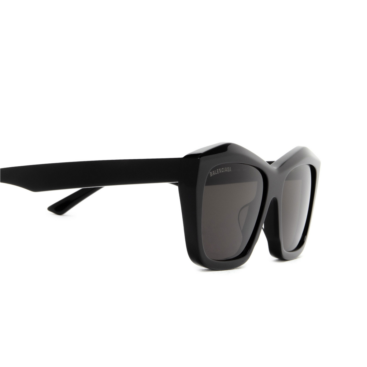 Balenciaga® Irregular Sunglasses: BB0216S color 001 Black - 3/3