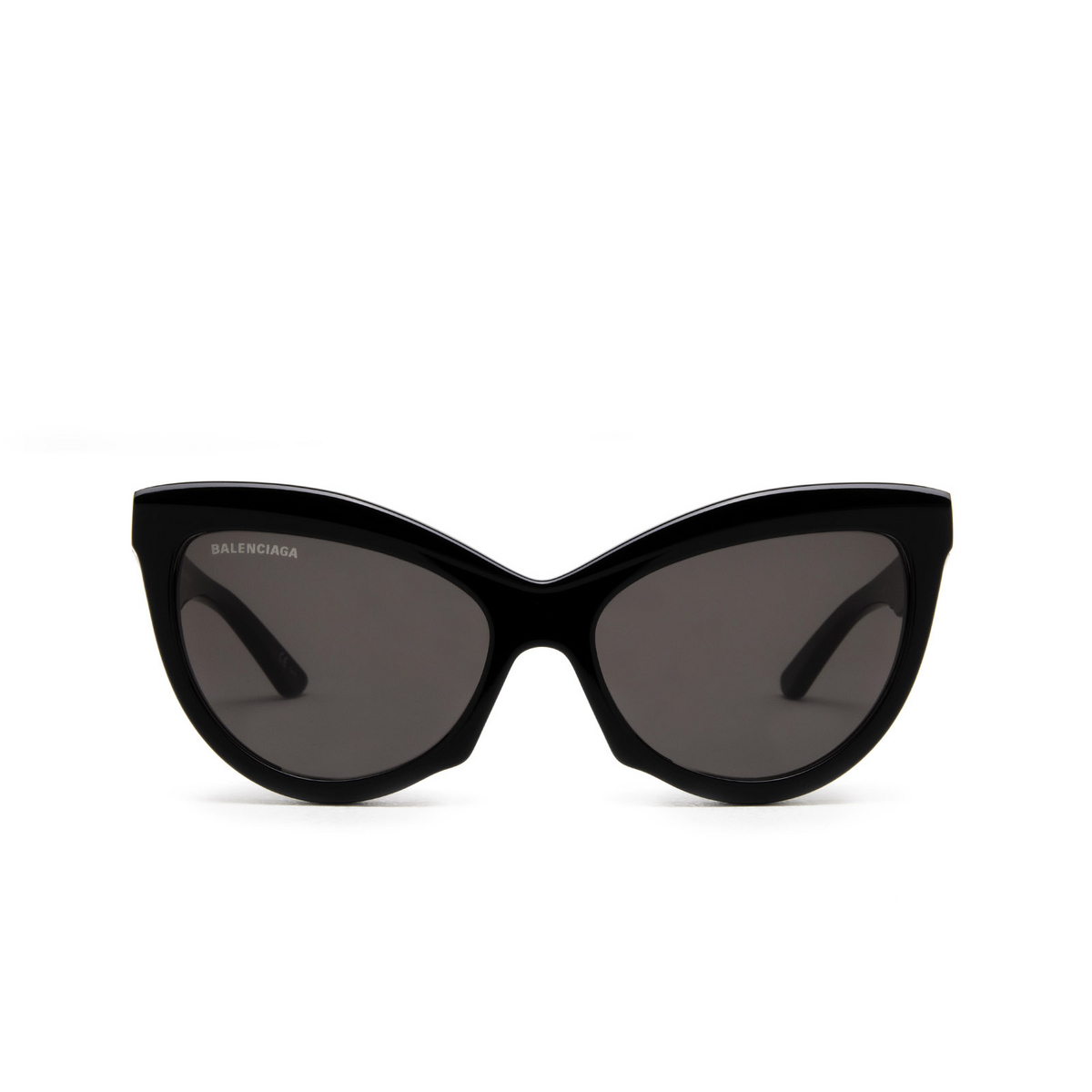 Balenciaga® Cat-eye Sunglasses: BB0217S color 001 Black - front view