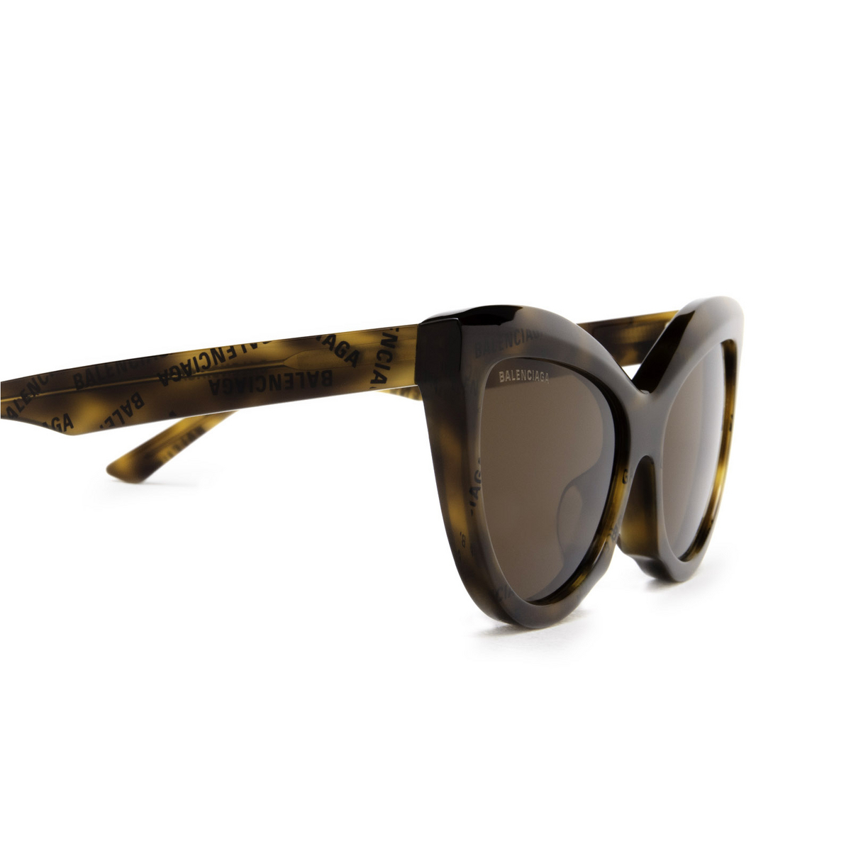Balenciaga® Cat-eye Sunglasses: BB0217S color 002 Havana - 3/3