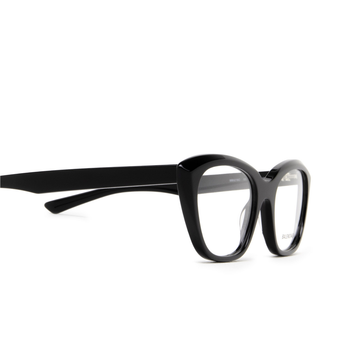Occhiali da vista Balenciaga BB0219O 001 Black - anteprima prodotto 3/4
