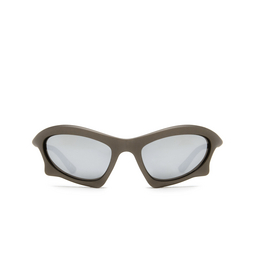 Balenciaga BB0229S Bat Rectangle 002 Gunmetal 002 Gunmetal