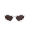 Balenciaga Bat Rectangle Sunglasses 004 white - product thumbnail 1/4