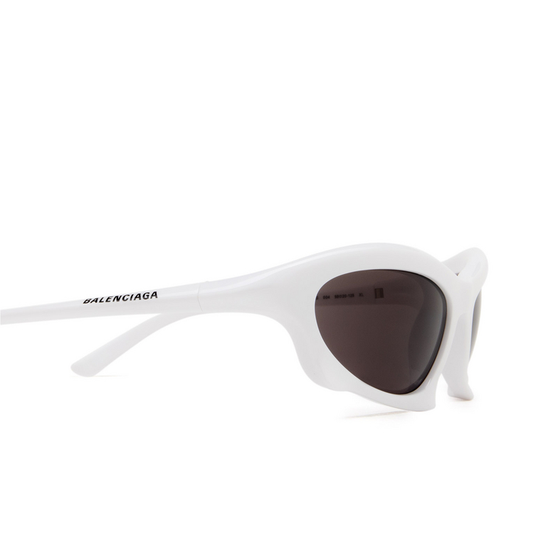 Balenciaga Bat Rectangle Sunglasses 004 white - 3/4