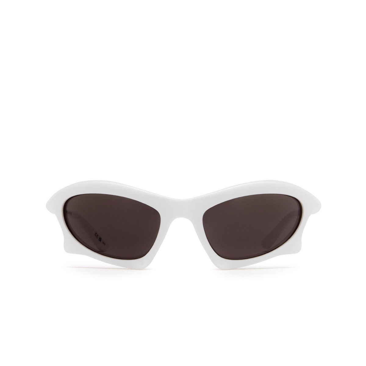 Balenciaga Bat Rectangle Sunglasses 004 White - front view