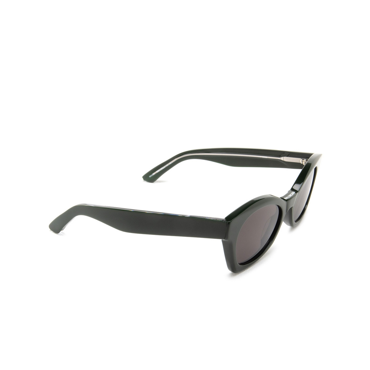 Balenciaga BB0230S Sunglasses 006 Green - three-quarters view