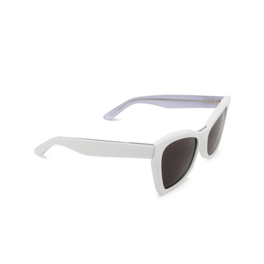 Balenciaga BB0231S Sunglasses 005 white - three-quarters view