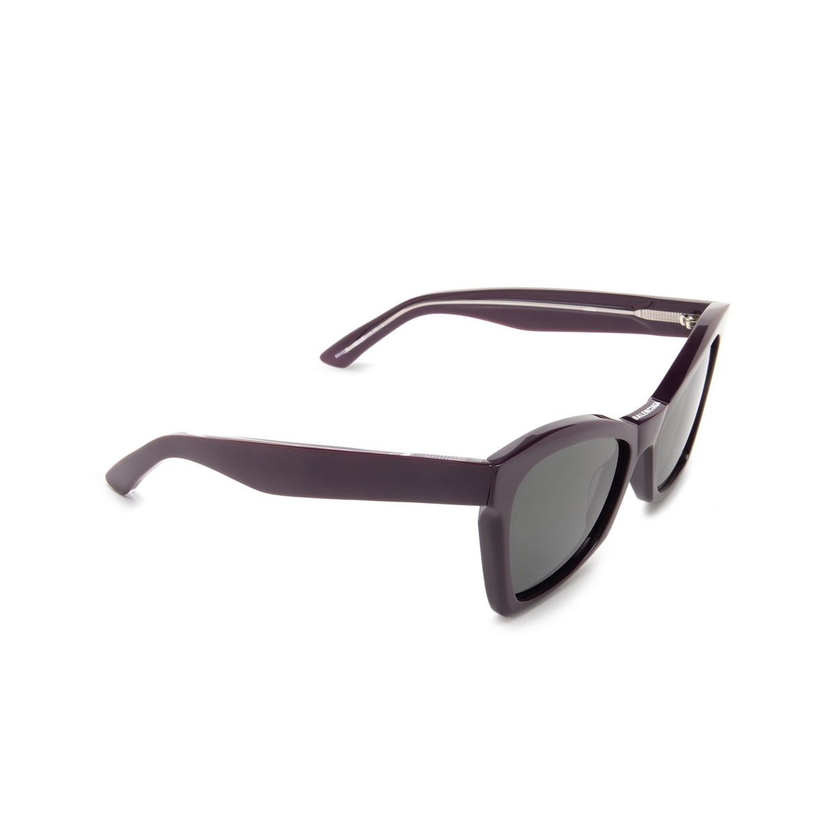 Balenciaga BB0231S Sunglasses 007 Violet - three-quarters view