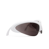 Balenciaga BB0232S Sunglasses 003 white - product thumbnail 4/5