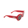 Gafas de sol Balenciaga BB0235S 003 red - Miniatura del producto 2/4