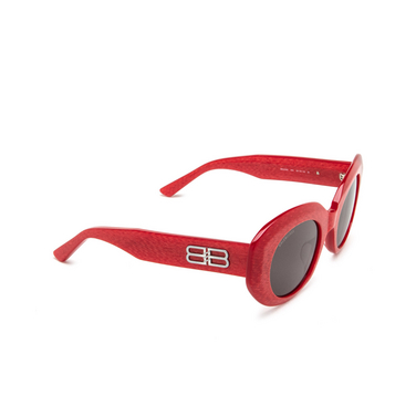 Balenciaga BB0235S Sunglasses 003 red - three-quarters view