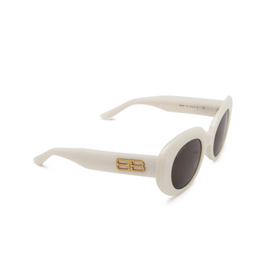Balenciaga BB0235S Sunglasses 004 white - three-quarters view