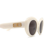 Occhiali da sole Balenciaga BB0235S 004 white - anteprima prodotto 3/4