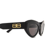 Balenciaga BB0236S Sunglasses 001 black - product thumbnail 3/5