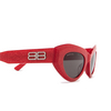 Balenciaga BB0236S Sunglasses 003 red - product thumbnail 3/4