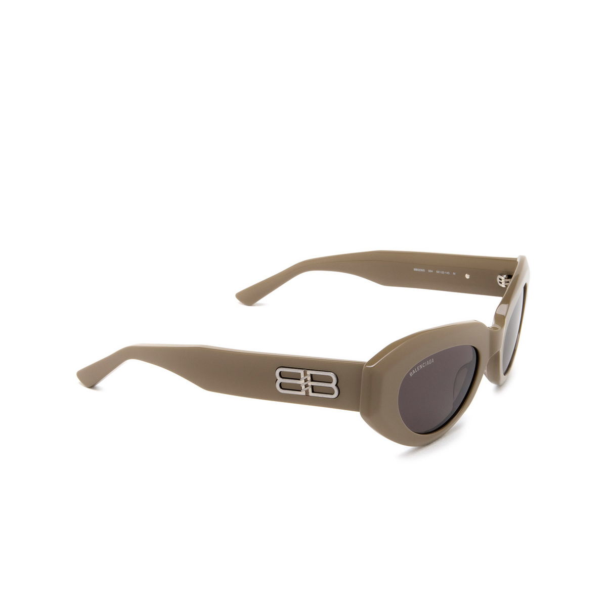 Balenciaga BB0236S Sunglasses 004 Brown - three-quarters view