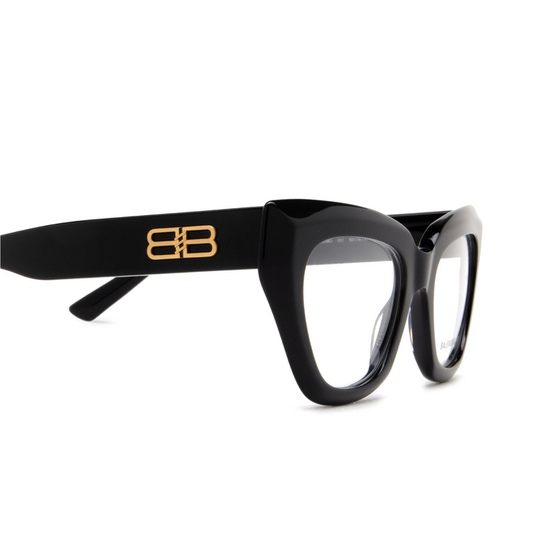 Balenciaga BB0238O Korrektionsbrillen 001 black - 3/5