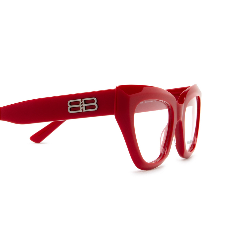 Balenciaga BB0238O Korrektionsbrillen 003 red - 3/4