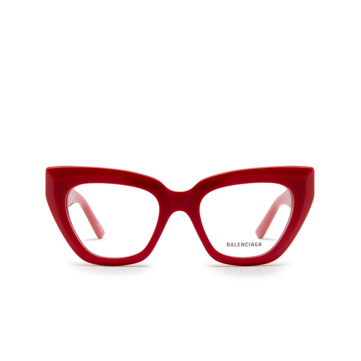 Balenciaga BB0238O Eyeglasses 003 Red - front view