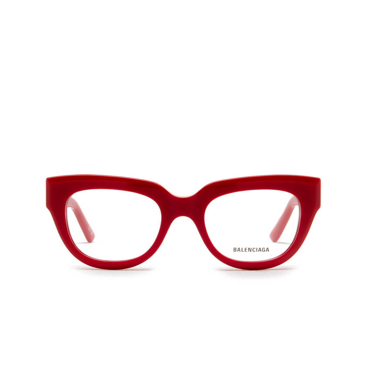Balenciaga BB0239O Eyeglasses 003 Red - front view