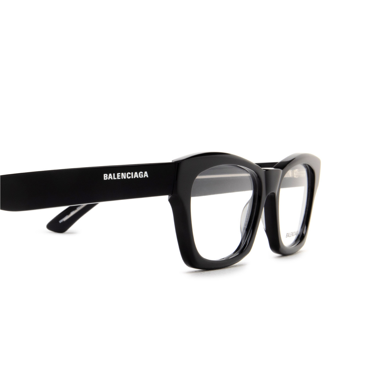 Balenciaga BB0242O Eyeglasses 001 Black - product thumbnail 3/4
