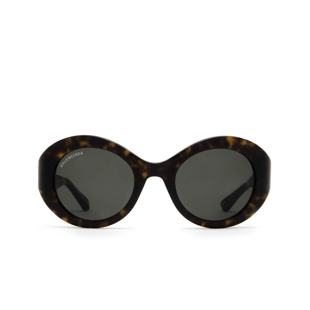 Balenciaga® Round Sunglasses: BB0208S Twist Round color 002 Havana - product thumbnail 1/4