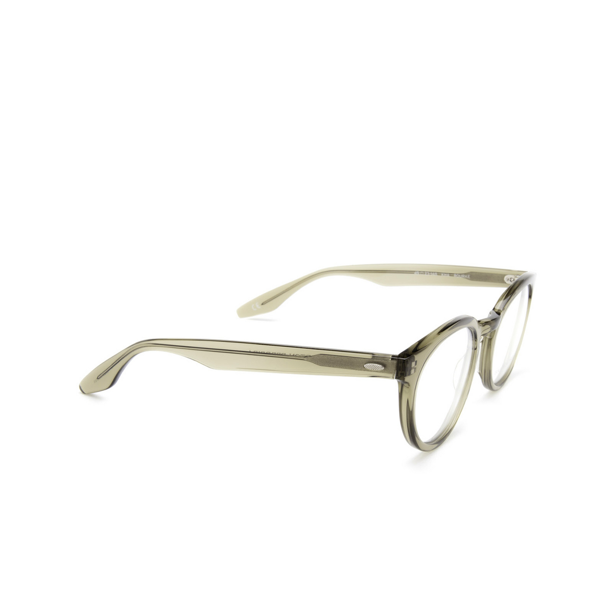 Barton Perreira® Round Eyeglasses: Rourke BP5199 color Khaki 1EW - three-quarters view.
