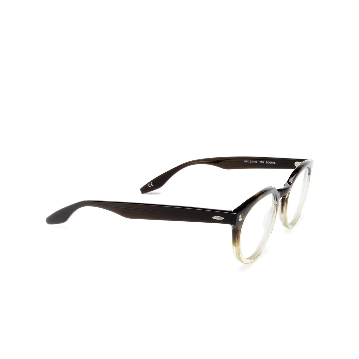 Barton Perreira® Round Eyeglasses: Rourke BP5199 color Tornade Gradient 2GA - three-quarters view.