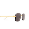 Bottega Veneta BV1126S Sunglasses 002 gold - product thumbnail 3/4
