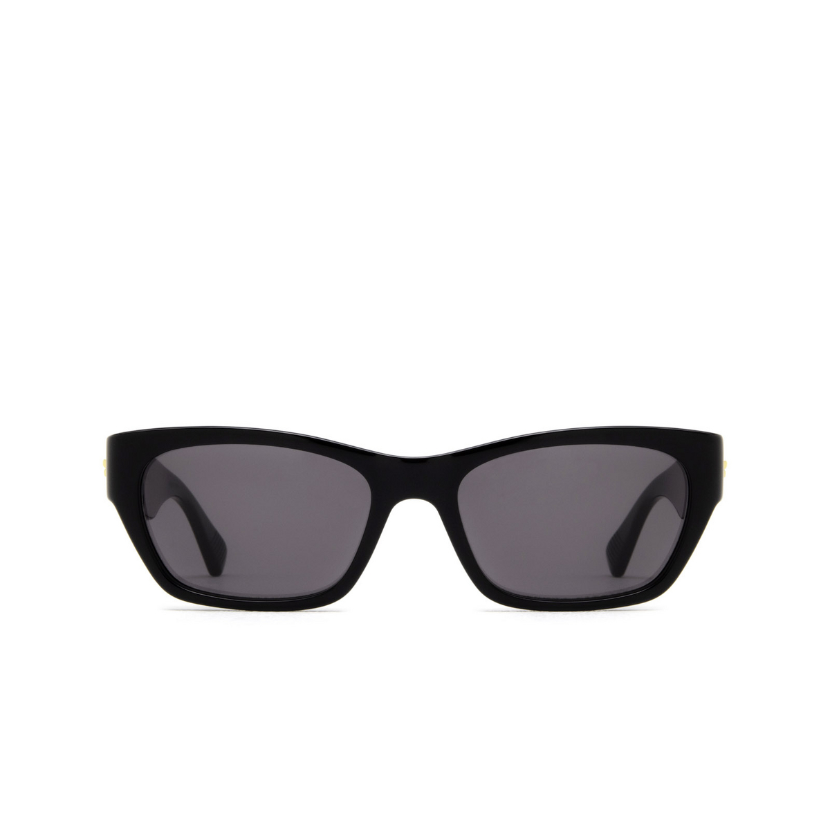 Bottega Veneta® Cat-eye Sunglasses: BV1143S color Black 001 - front view.