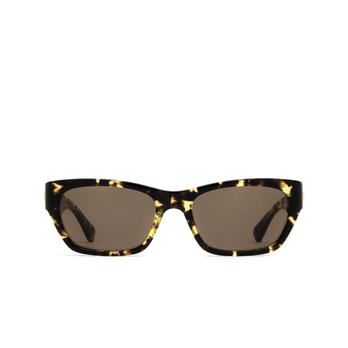 Bottega Veneta® Cat-eye Sunglasses: BV1143S color Havana 002 - front view.