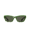 Occhiali da sole Bottega Veneta BV1143S 004 green - anteprima prodotto 1/4