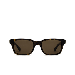 Bottega Veneta® Rectangle Sunglasses: BV1146S color Havana 002.