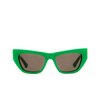 Gafas de sol Bottega Veneta BV1177S 003 green - Miniatura del producto 1/4
